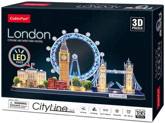 Cubic fun 3d puzzel city line london led (2010331)