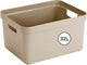 Sunware sigma home opbergbox 32l - 44.5x34.5x24.3 cm - beige