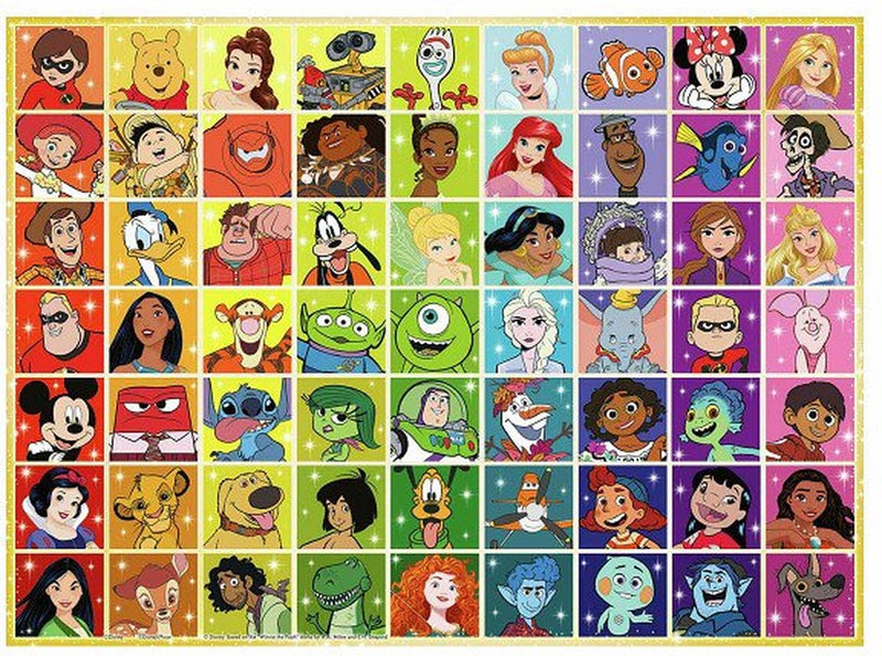 Load image into Gallery viewer, Ravensburger puzzel disney collage - legpuzzel - 100 xxl stukjes
