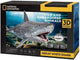 Cubic fun national geographic - 3d puzzel - witte haai