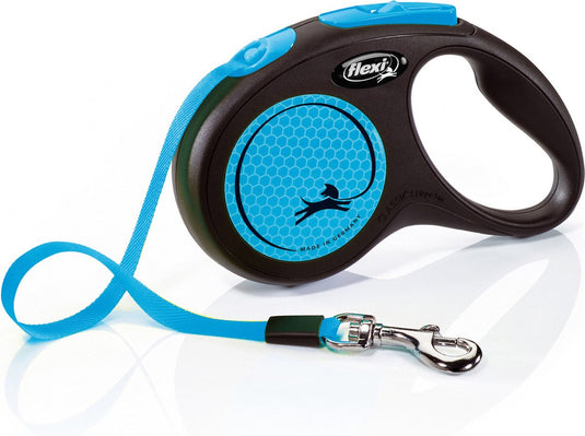 Flexi rollijn new classic neon tape zwart blauw
