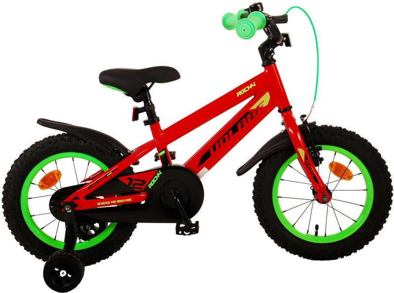 Load image into Gallery viewer, Volare rocky kinderfiets - jongens - 14 inch - rood - twee handremmen
