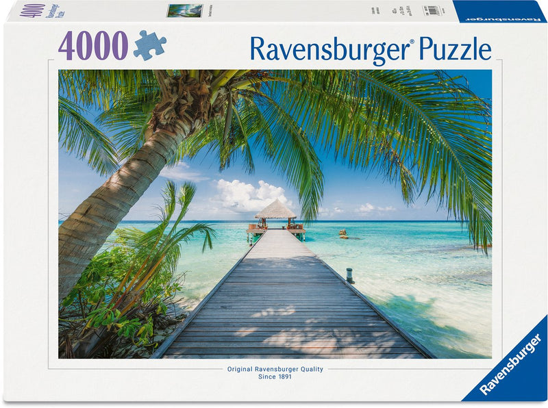 Load image into Gallery viewer, Ravensburger – droomstrand op de malediven – legpuzzel – 4000 stukjes

