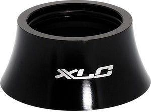 Xlc as-a01 spacer - ahead - 18 mm - tapered - zwart