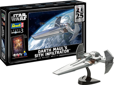 Revell modelbouwpakket star wars - darth mauls sith infiltrator 1:120 - 35dlg.