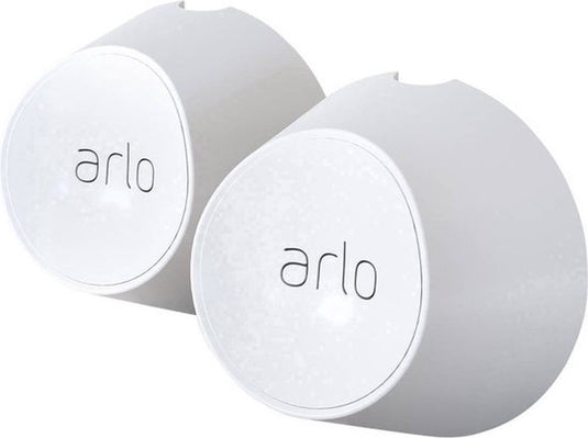 Arlo magnetisch wandmontage (wit) - wandmontage - gecertificeerd accessoire - magnetisch wandmontage, weersbestendig - compatibel met ultra 2, ultra, pro 5, pro 4, pro 3 beveilingingscamera's, set van 2 - vma5000-10000s
