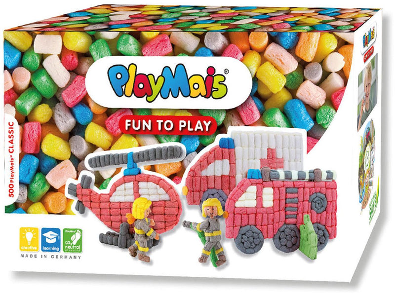 Load image into Gallery viewer, Playmais fun to play brandweerwagen
