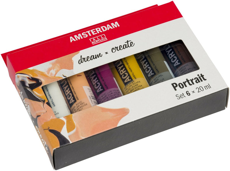 Load image into Gallery viewer, Amsterdam standard series acrylverf portret set | 6 × 20 ml
