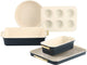 Greenpan padova reserve bakeware 6-delig - pfas-vrije antikleeflaag - keramische bakvorm - ovenbestendig tot 230°c - donkerblauw