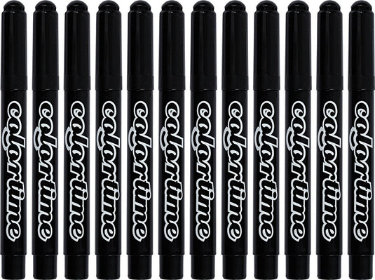 Colortime zwarte jumbo stiften, 12st.