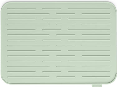 Brabantia sinkside afdruipmat - siliconen - 44 x 32 cm - jade green