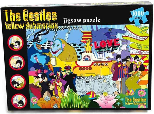 Plastic head the beatles puzzel yellow submarine 1000 stukjes multicolours