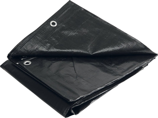 Black+decker black decker afdekzeil dekzeil voor aanhangers - 2x3m - zwart - waterdicht