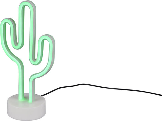 Rl live your light reality cactus - tafellamp - wit - incl. 1x smd 1,5 w - usb-aansluiting - niet dimbaar - geschikt voor accuvoeding