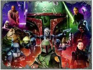 Ravensburger legpuzzel star wars boba fett premiejager, 1500st.