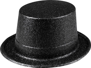 Boland - hoed glitter zwart - 57 - volwassenen - unisex - glitter and glamour