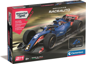 Clementoni wetenschap en spel - mechanics raceauto of go kart 2in1 bouwset - 100+dlg.