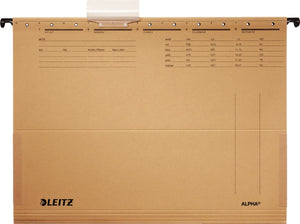 Leitz hangmap alpha din a4 naturel-bruin 19160000 1 stuks