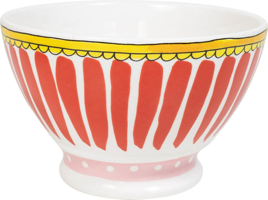 Blond amsterdam , even bijkletsen, vintage bowl roze 15cm