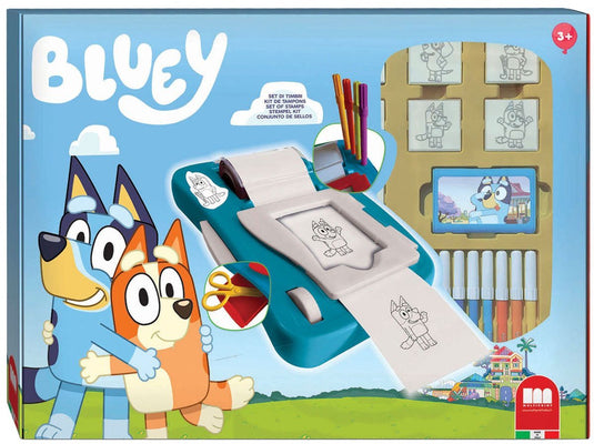 Multiprint bluey stickermachine set - creatieve stickerset voor kinderen.