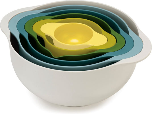 Joseph joseph duo opal - schalen voedsel bereiding nest van 6 stuks - kunststof - multicolor