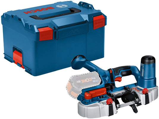 Bosch professional gcb 18v-63 accu bandzaag 18v basic body in l-boxx - 06012a0401