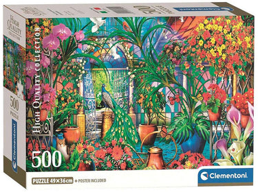 Clementoni legpuzzel the greenhouse caretakers, 500st.