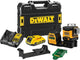 Dewalt dce089d1g18 12v 18v li-ion accu zelfnivellerende 3x 360 graden kruislijnlaser set (1x 2.0ah accu) in koffer - 3 lijnen - 30m - groen