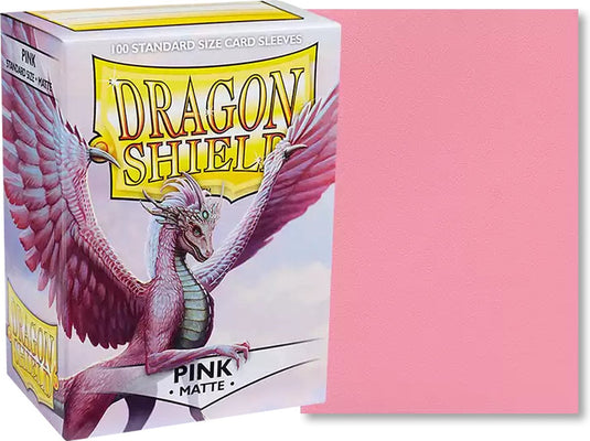 Arcane tinmen asmodee sleeves dragon shield matte - pink (100ct) - en