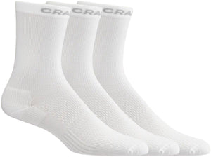 Craft active high sock 3-pack unisex sportsokken - wit 43-45