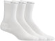 Craft active high sock 3-pack unisex sportsokken - wit 43-45