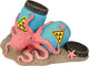 Aqua della radioactieve vaten met octopus s - 12x9x7cm meerkleurig