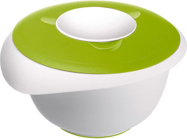 Westmark mengkom met tweedelige deksel, 2,5 l, met schenktuit, kunststof, wit appelgroen, 3153227a