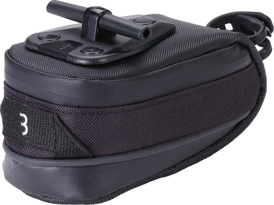 Bbb cycling storepack - waterbestendige zadeltas - racefiets mountainbike - zwart – 0,37l - maat s – bsb-12s