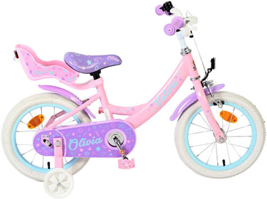 Volare olivia kinderfiets - meisjes - 14 inch - roze