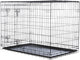 Trixie hondenkennel - inklapbaar, zwart - 109x71x79 cm, met veiligheidssloten, kunststof schuiflade