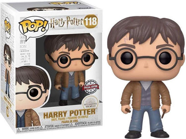 Funko harry potter pop! vinyl figure - harry met 2 stokken - 9 cm exclusief