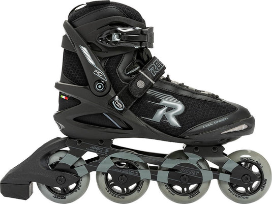 Roces pic tif 80 skeelers – 4x80mm wielen – fitness inline skates – zwart grijs – maat 42