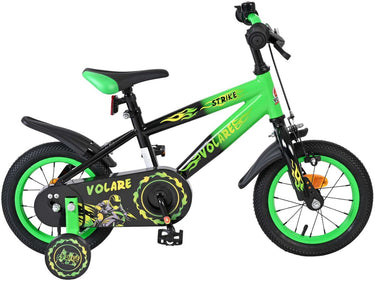 Volare strike kinderfiets - jongens - 12 inch - zwart groen