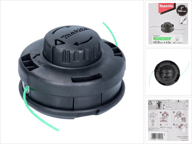 Makita accessoires draadkop 2x2 t g m8x1.25lh - 191d91-7 - 191d91-7