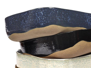 Serax - merci la nouvelle table - extra diep bord l - blauw grijs - 4 stuks