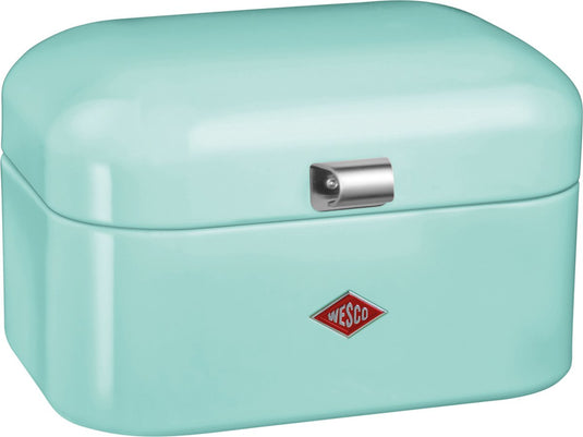 Wesco single grandy broodtrommel | 7,5 liter - maat m | metaal - mint | broodopslag