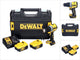 Dewalt gereedschap - 18v accu schroef- klopboormachine, 2x 5,0 ah accu dcd805p2t