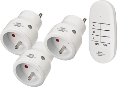 Brennenstuhl comfort-line mini-schakelaarset 3x ip20