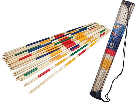 Hot sports + toys hot mikado 80 cm. jumbo hout verpakt in net.
