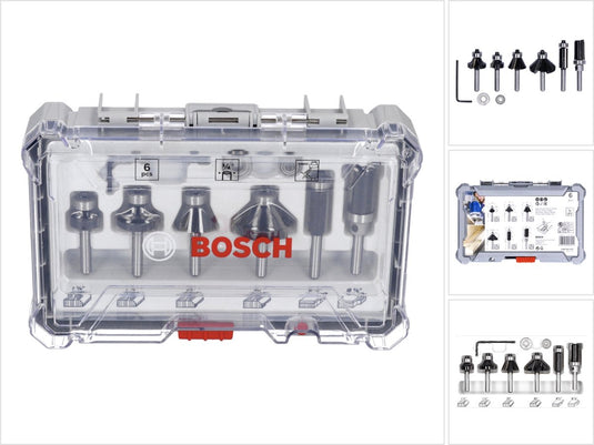 Bosch 6-delige frezenset afronden en profileren 1 4