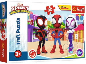 Trefl spidey marvel spider-man legpuzzel - 30 stukjes - vanaf 3 jaar