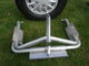 Milenco aluminium leveller - voor caravan camper - 1000 kg per wiel - zilver