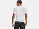 Under armour ua hg armour comp ss-wht heren sportshirt - wit - zwart