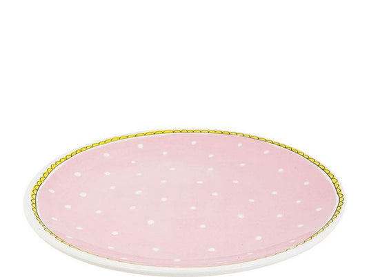 Blond amsterdam even bijkletsen dinerbord - stippen - ø 26 cm